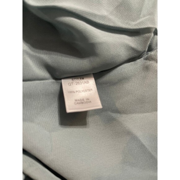 Zenana Side Tie Layered Chiffon Tank Top Size L New With Tags Teal - Picture 4 of 4